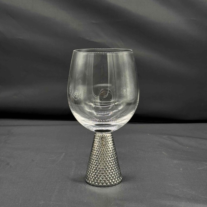 جودة Electroplate Diamond Base Wine Glass Set مصنع