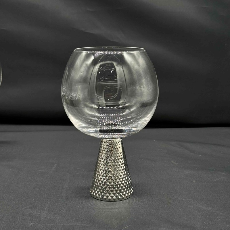 جودة Electroplate Diamond Base Wine Glass Set مصنع
