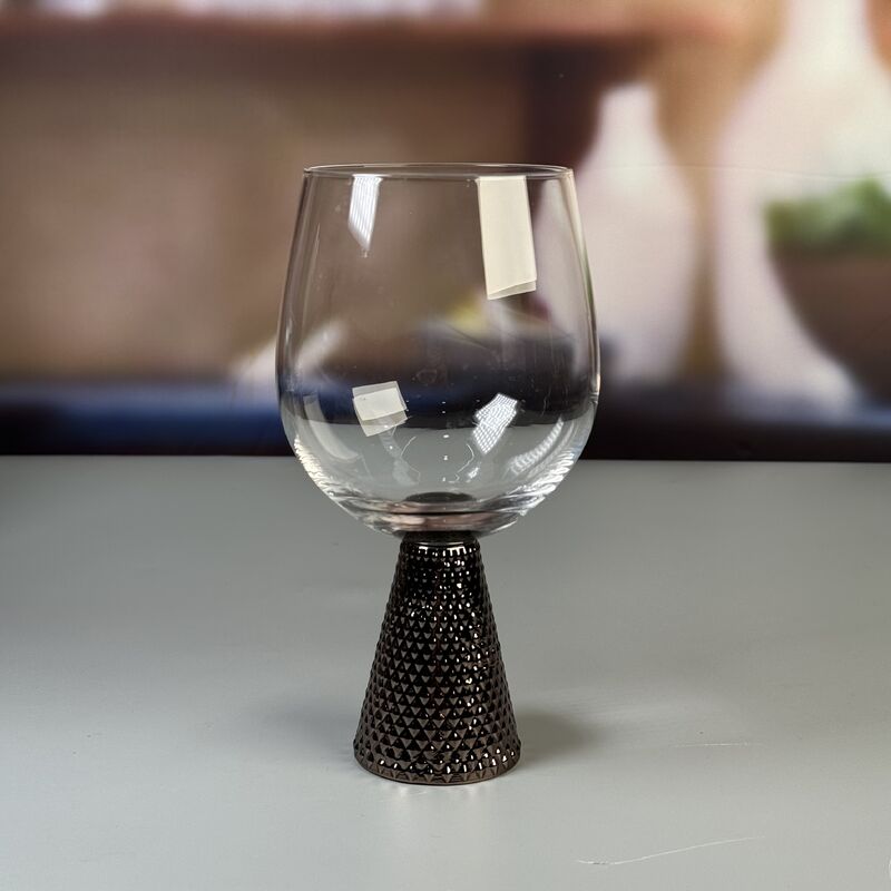 جودة Electroplate Diamond Base Wine Glass Set مصنع