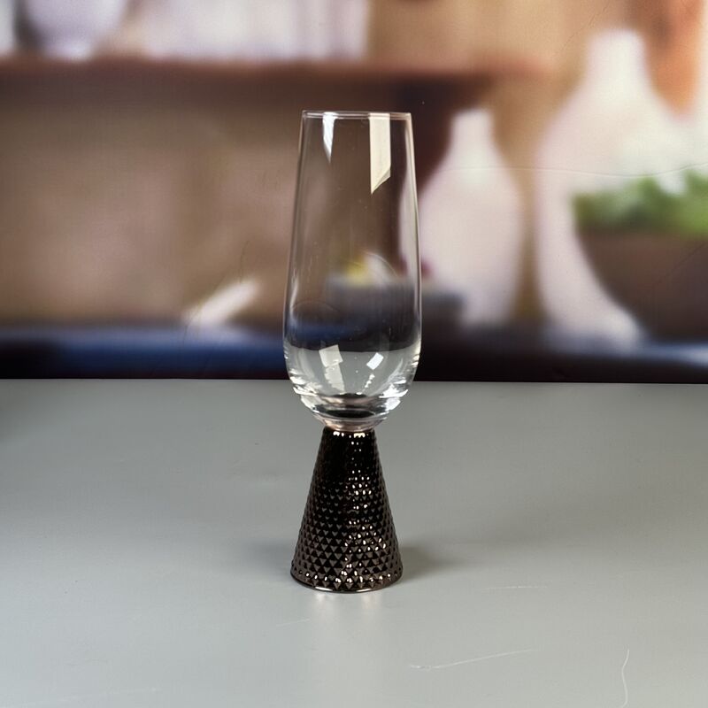 جودة Electroplate Diamond Base Wine Glass Set مصنع