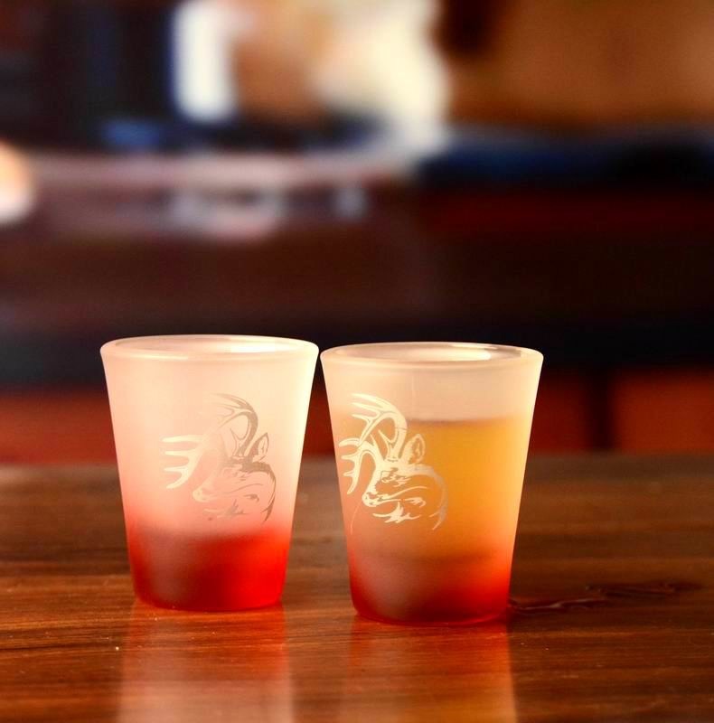 جودة 2oz Tinting Color Frozen Matte Unique Shot Glasses مصنع