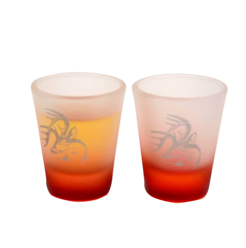 جودة 2oz Tinting Color Frozen Matte Unique Shot Glasses مصنع