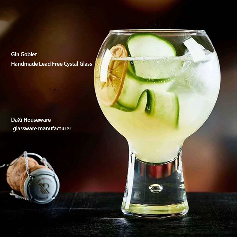 جودة Heavy Duty Crystal Martini Glasses مصنع