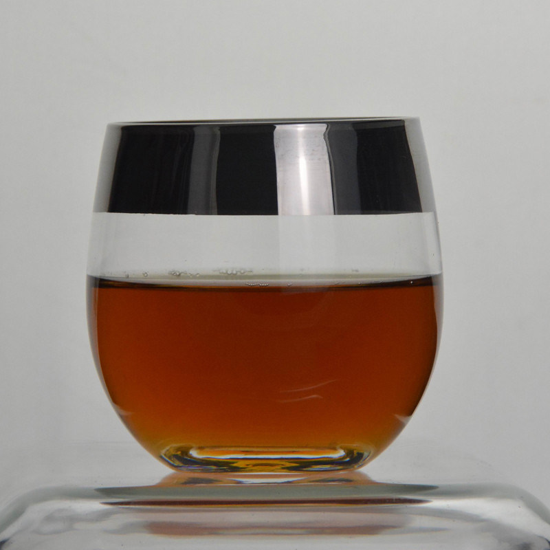 جودة Round Handmade Whiskey Glass مصنع