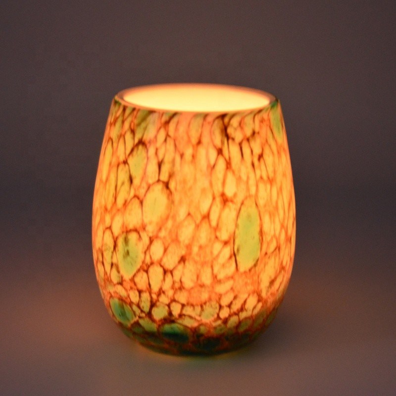جودة Turquoise Solid Color Votive Glass Candle Holders مصنع
