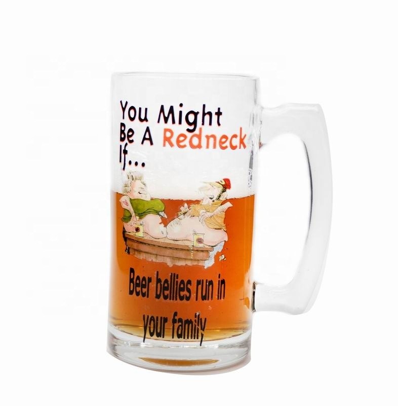 جودة Color Print Decorated Mug Craft Beer Glasses مصنع