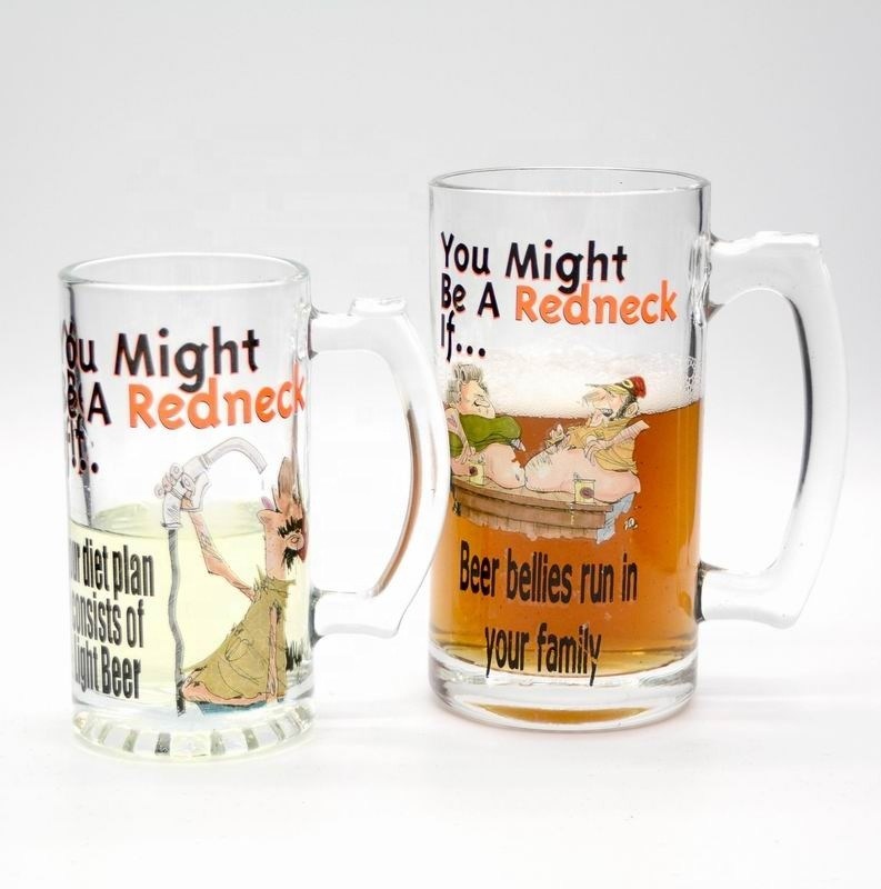 جودة Color Print Decorated Mug Craft Beer Glasses مصنع