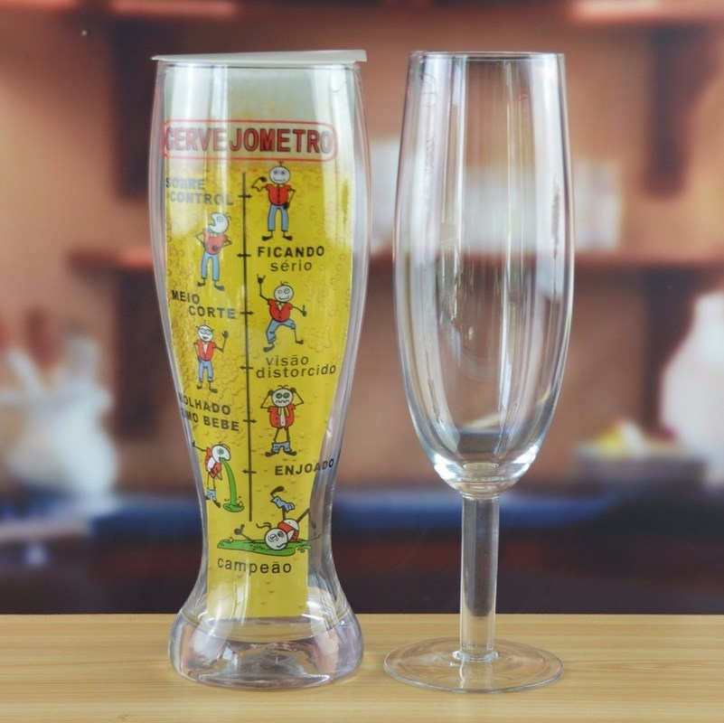 جودة Decorative 55oz SGS Certificate Craft Beer Glasses مصنع