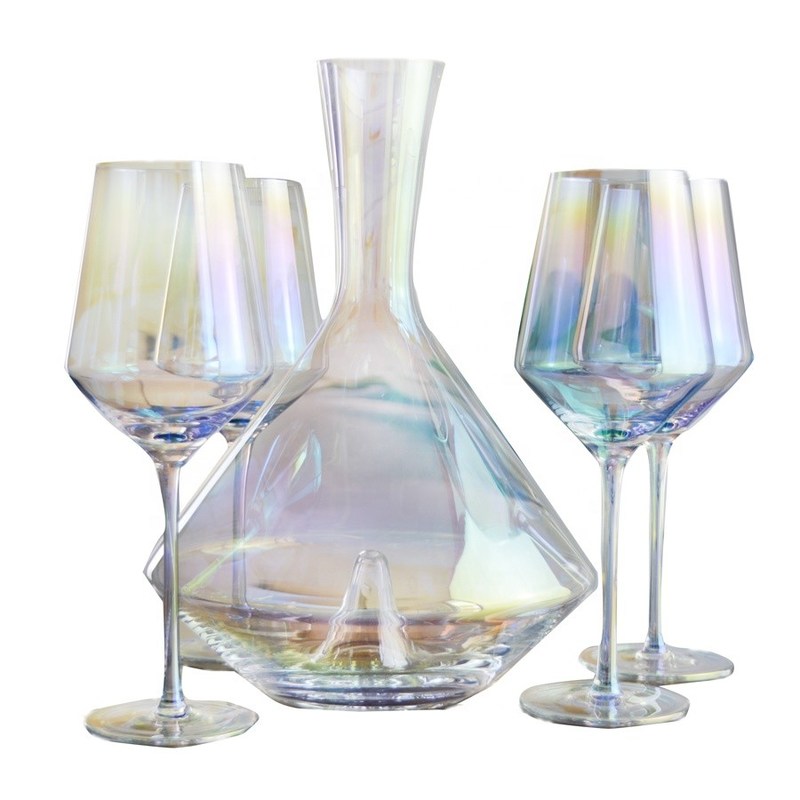 جودة Hand Blown Crystal Wine Glass Set مصنع