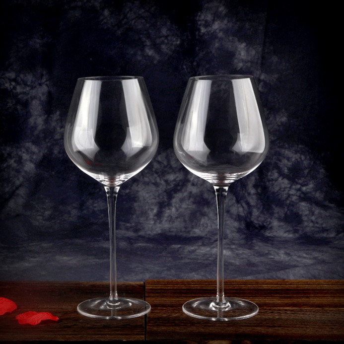 جودة Hand Blowned Thin Wall Lead Free Crystal Wine Glass مصنع