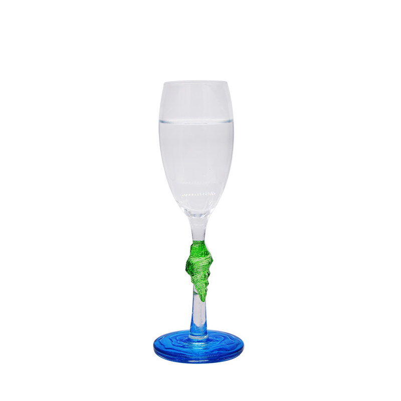 جودة Creative Sea Animal Stem Crystal Wine Glass For Summer Holiday مصنع