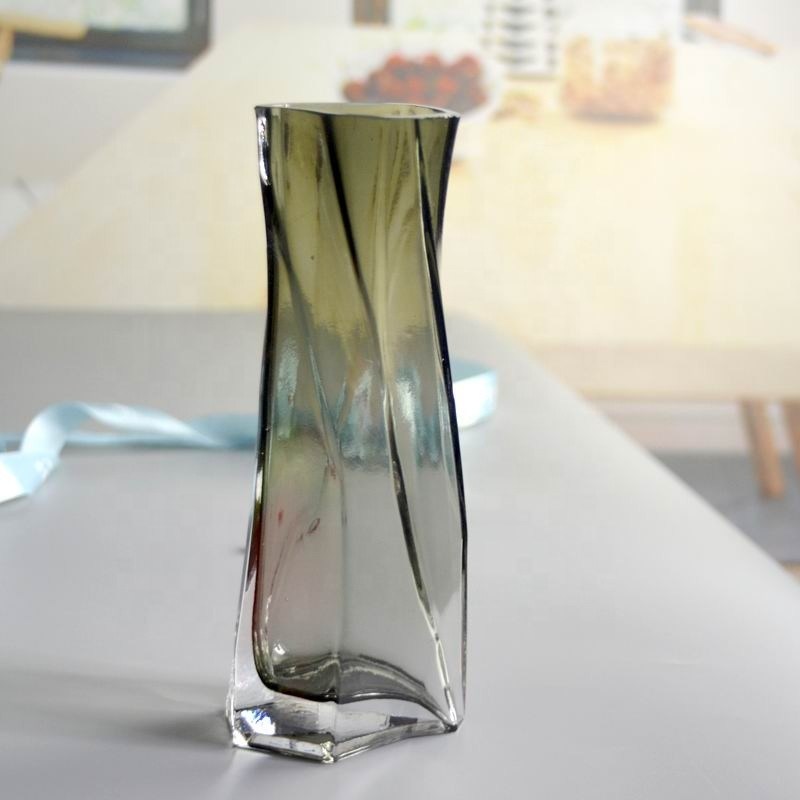 جودة 3 Size Warped Grey Color Tall Centerpiece Vases مصنع