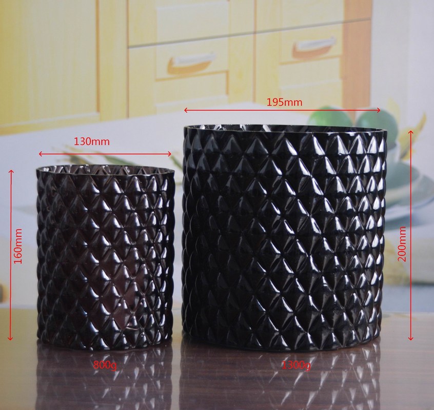 جودة Emobossed Decorative Glass Vase مصنع