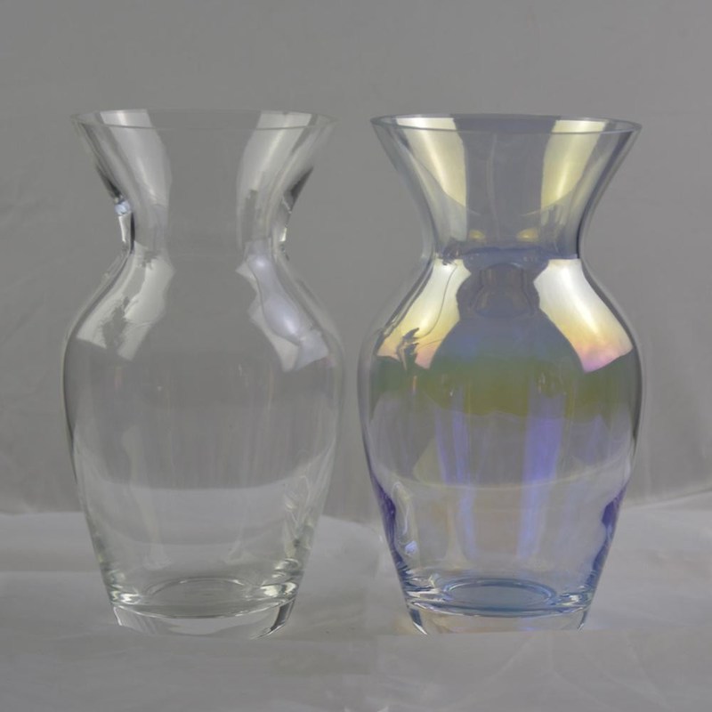 جودة Customize Irridescent Decorative Glass Vase For Home مصنع