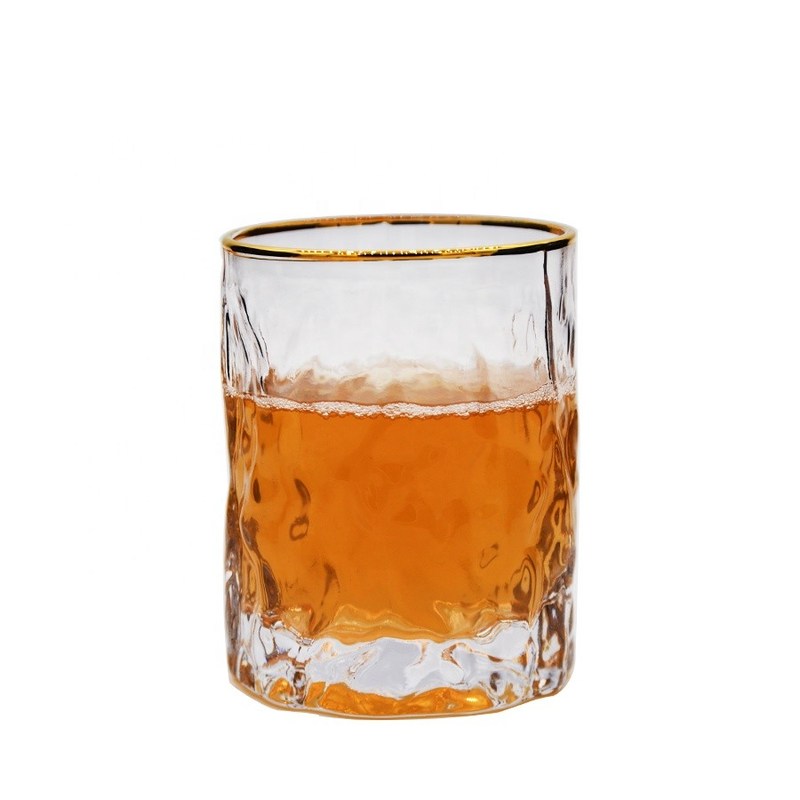 جودة Creative Embossed Stump Whiskey Glasses , Engraved Whiskey Glasses مصنع