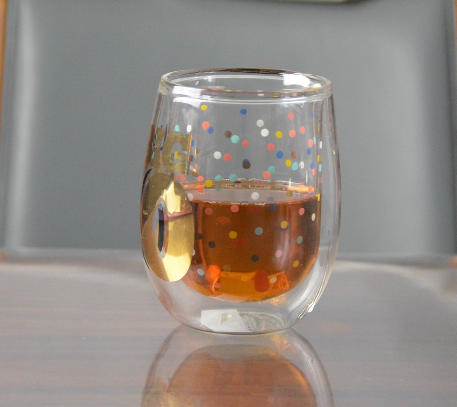 جودة High Borosilicate Double Wall Handmade Whiskey Glass مصنع