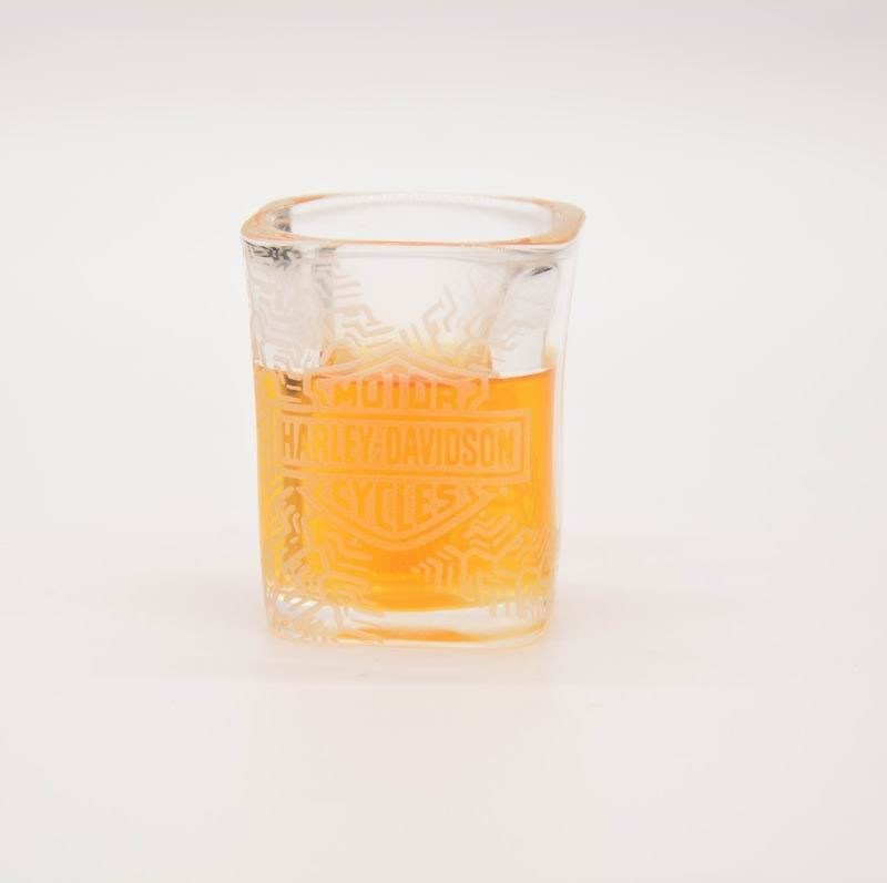 جودة Brands Logo Square Shot Glasses , Wedding Shot Glasses For Sprit Drinking مصنع