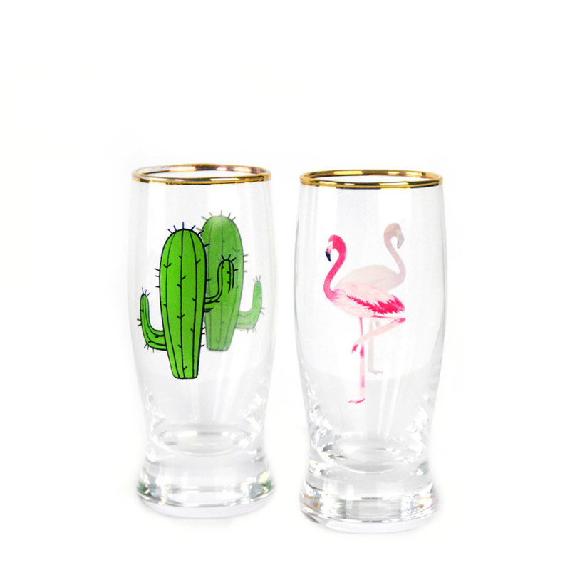 جودة Color Decal Printed Unique Shot Glasses مصنع
