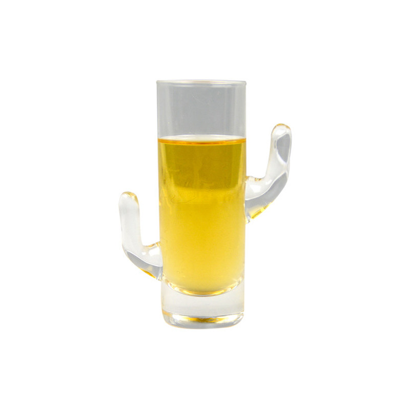 جودة Wedding Favors Crystal 2 Oz Cactus Tequila Shot Glass مصنع