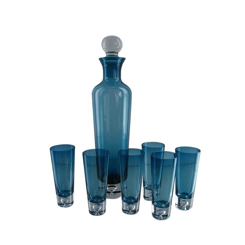 جودة Round Shape 6 Color Unique Shot Glass Set For Vodka مصنع