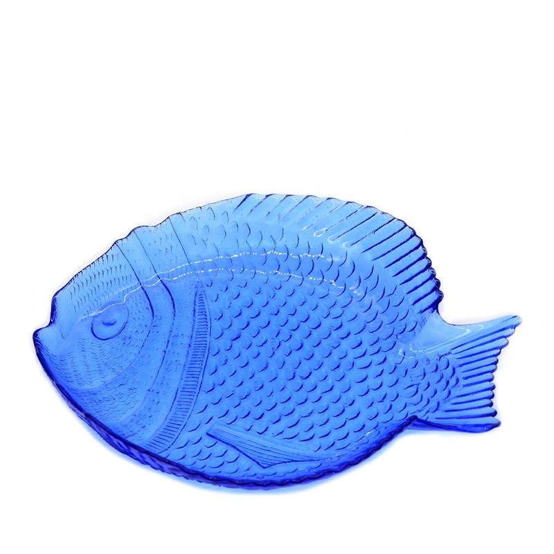 جودة Fish Shaped Solid Color Charger Plates For Fruit مصنع