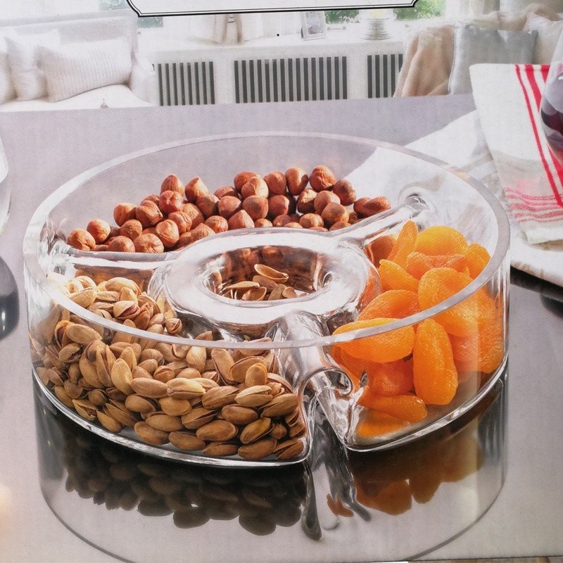 جودة Handmade Glass Fruit Plate مصنع