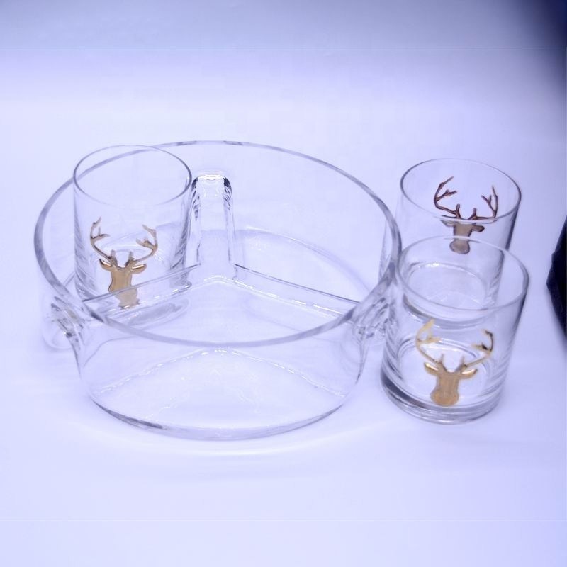 جودة Handmade Glass Fruit Plate مصنع