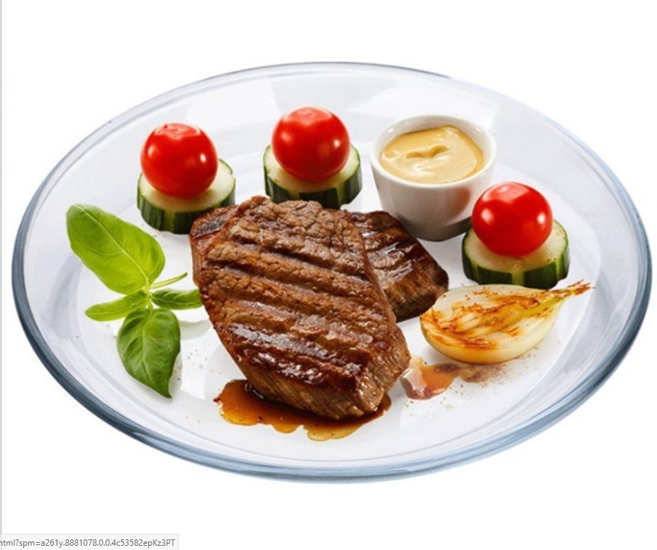 جودة Heat Resistant Borosilicate Round Charger Plates For Micwave مصنع