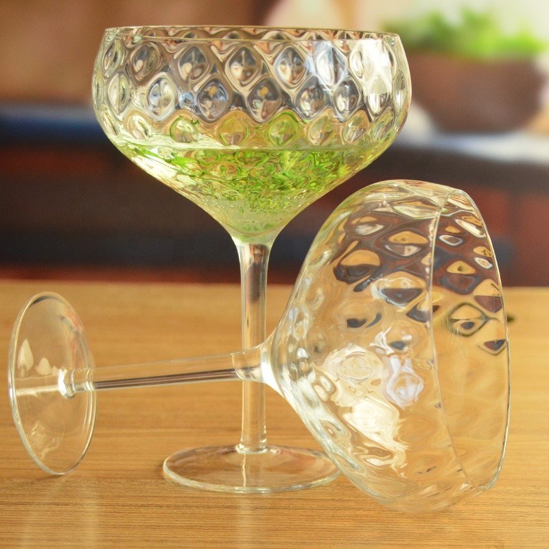 جودة Optical Pineapple Shape Giant Crystal Cocktail Glasses مصنع