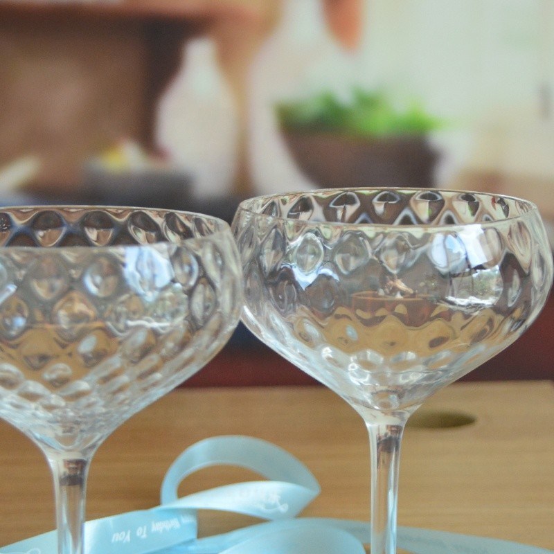 جودة Optical Pineapple Shape Giant Crystal Cocktail Glasses مصنع