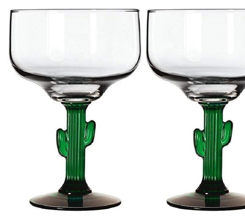 جودة Ins Cactus Plant Stemed Round Vintage Martini Glasses مصنع