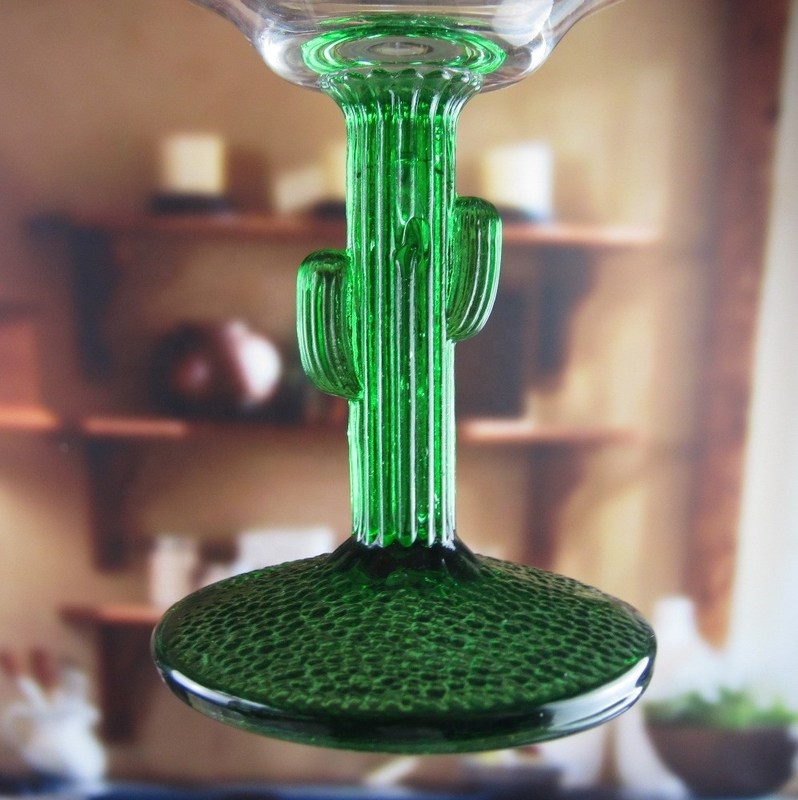 جودة Ins Cactus Plant Stemed Round Vintage Martini Glasses مصنع