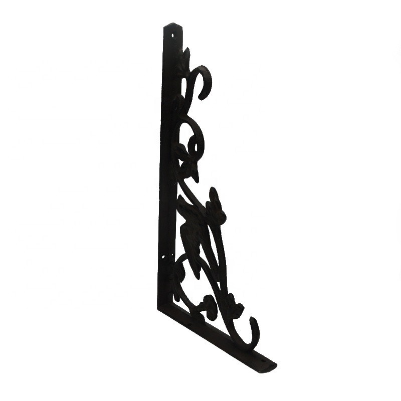 جودة Vintage Classic Pattern Cast Iron Shelf Bracket For Shop مصنع
