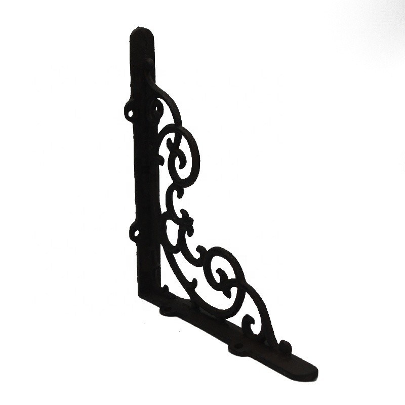 جودة Vintage Classic Pattern Cast Iron Shelf Bracket For Shop مصنع