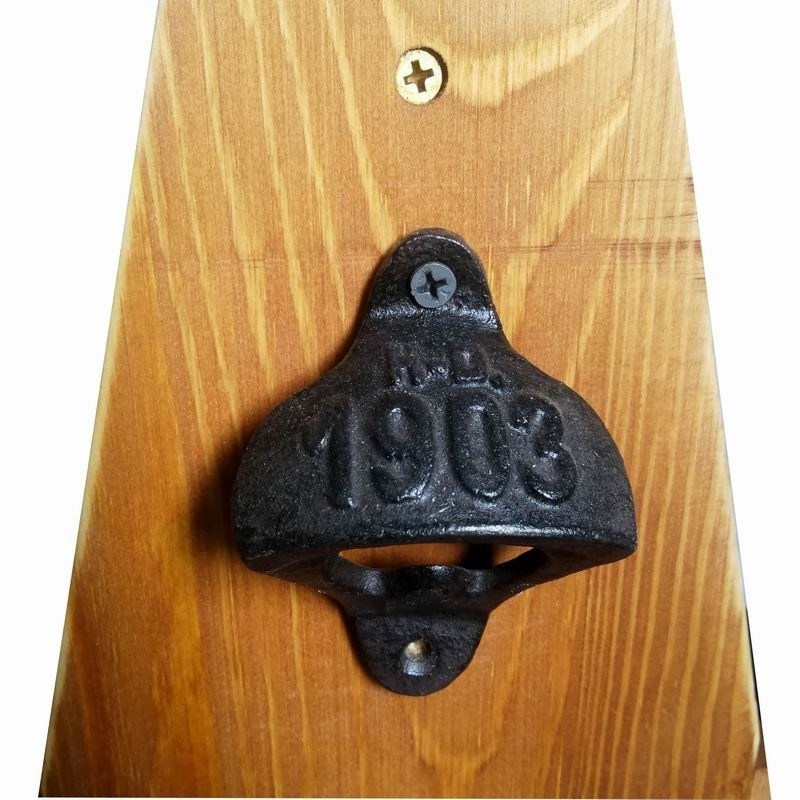 جودة Wall Mount Iron Bottle Opener Cast Iron Crafts For Bar Club مصنع