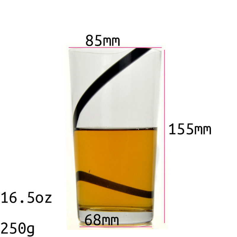جودة Solid Color tall Tumbler Drinking Glasses For Home مصنع
