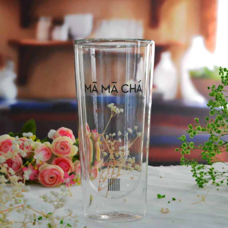 جودة Double Wall Heat Resistant Round Tall Tumbler Glass مصنع
