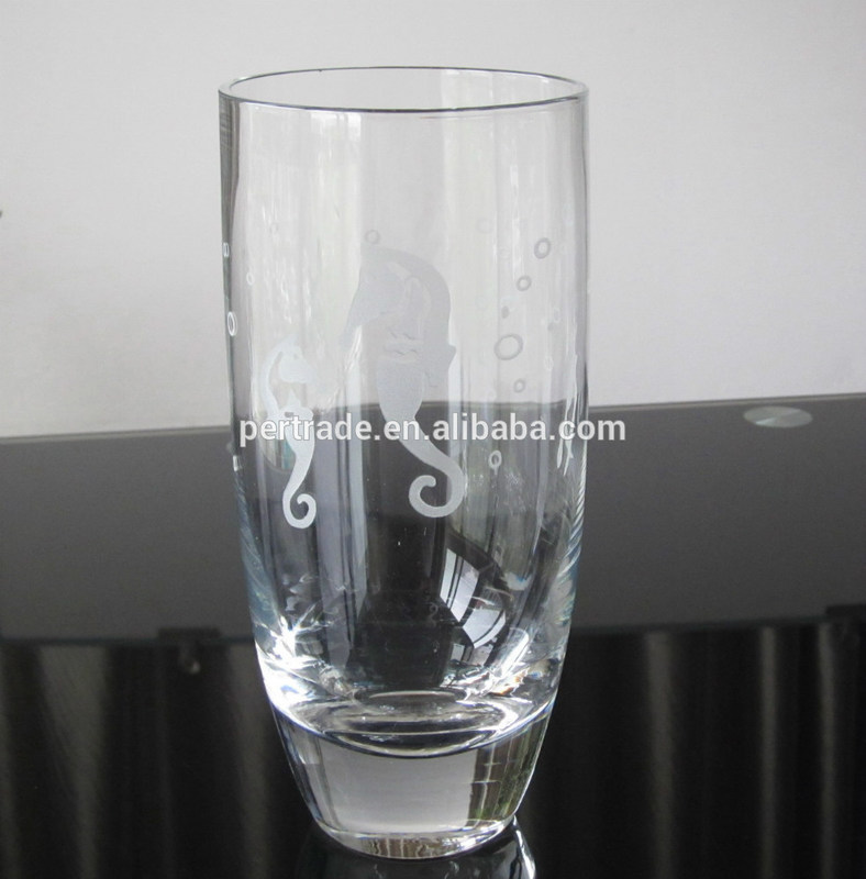 جودة Heavy Duty Tumbler Drinking Glasses With Decorated Pattern مصنع