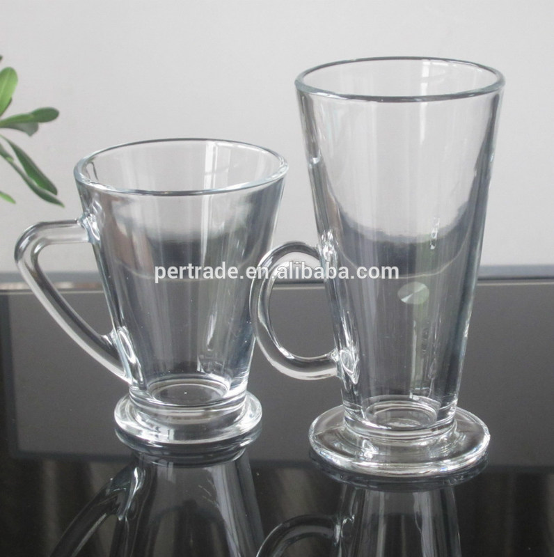جودة Irish Style Machine Made Crystal Whisky Tumblers With Handle مصنع