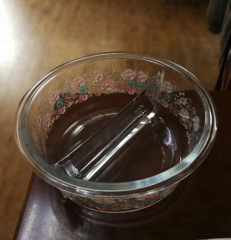 جودة Two Pots Borosilicate Clear Glass Storage Jars , Glass Bowls With Lids مصنع