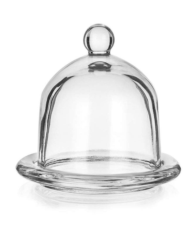 جودة Transparent Oval Lead Free Glass Butter Keeper ,  Clear Butter Plate مصنع
