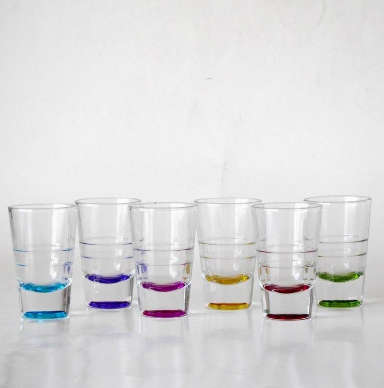 جودة Whole Set Unique Shot Glasses , Vintage Shot Glasses With Ice Bucket مصنع