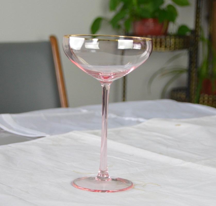 جودة Pink Crystal Cocktail Glasses مصنع