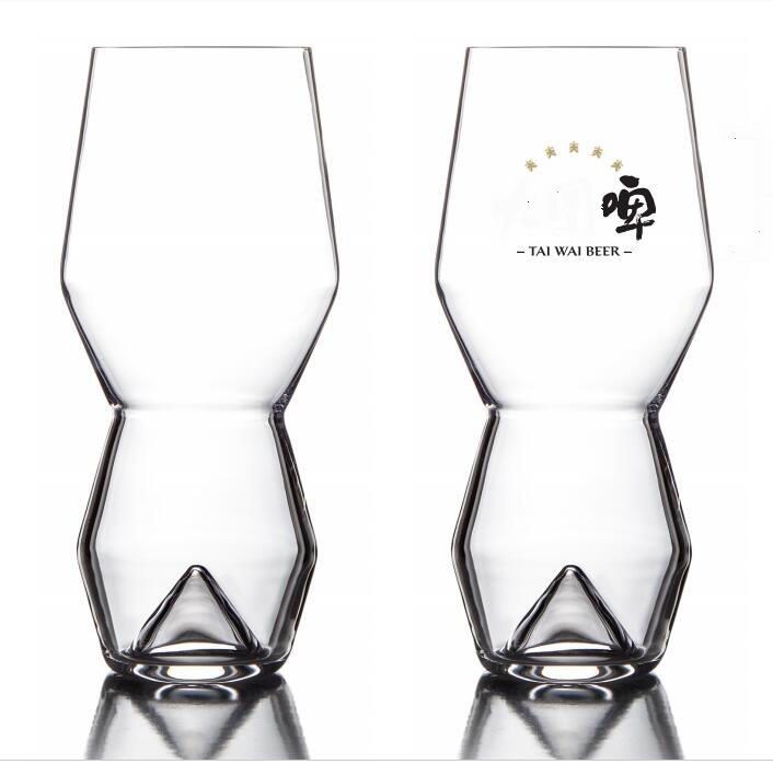 جودة Unique Peak Bottom Ipa Glass Handmade Crystal Craft Beer Glasses مصنع