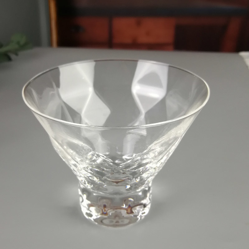 جودة Lead Free Crystal Cocktail Glasses With Optical Diamonds Design مصنع