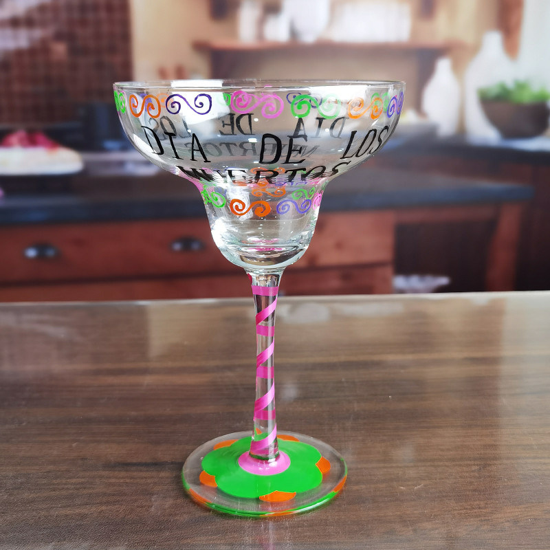 جودة Halloween Margarita Glass 12Oz Crystal Cocktail Glasses مصنع