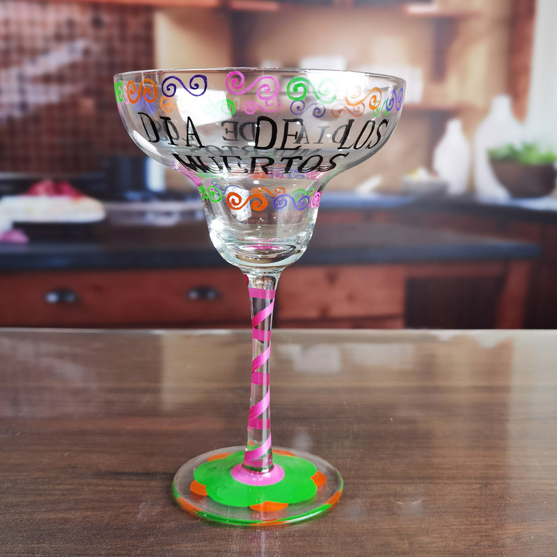 جودة Halloween Margarita Glass 12Oz Crystal Cocktail Glasses مصنع