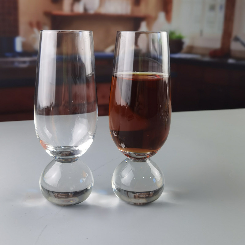 جودة Ball Stemmed Lead Free Crystal Highball Tumblers For Champagne مصنع