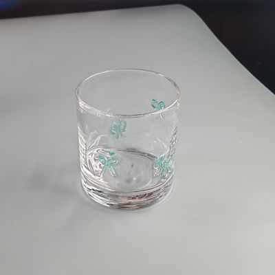 جودة 14oz Valentine's Decorative DOF Glass Bowknot Water Tumbler Glasses Mexico Icon Rock Glass Cup for Wedding Party Gift مصنع
