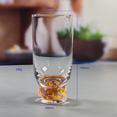 جودة Handmade Modern Design Colorful Cocktail Drinking Glasses Custom Confetti Beverage Highball Glass مصنع